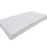 Ταπέτο-πατάκι μπάνιου λευκό 700gr/m2 100% βαμβάκι 50*75